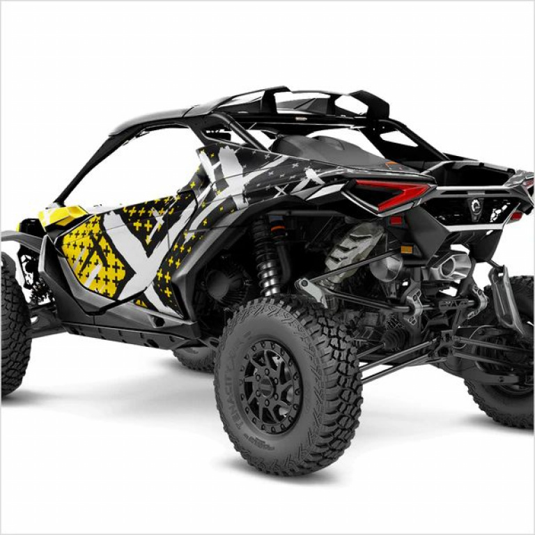 X-Design Yellow M Version for Can-Am Maverick R 2 Doors